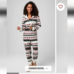 Women's Fabletics Christmas Onesie